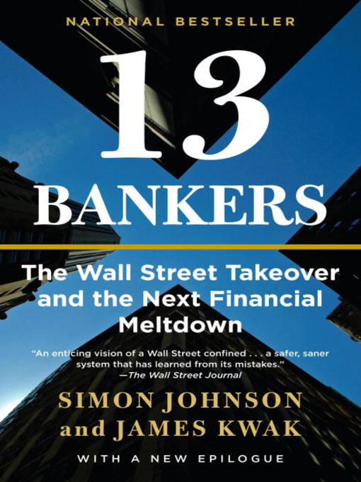 Title details for 13 Bankers by Simon Johnson - Wait list